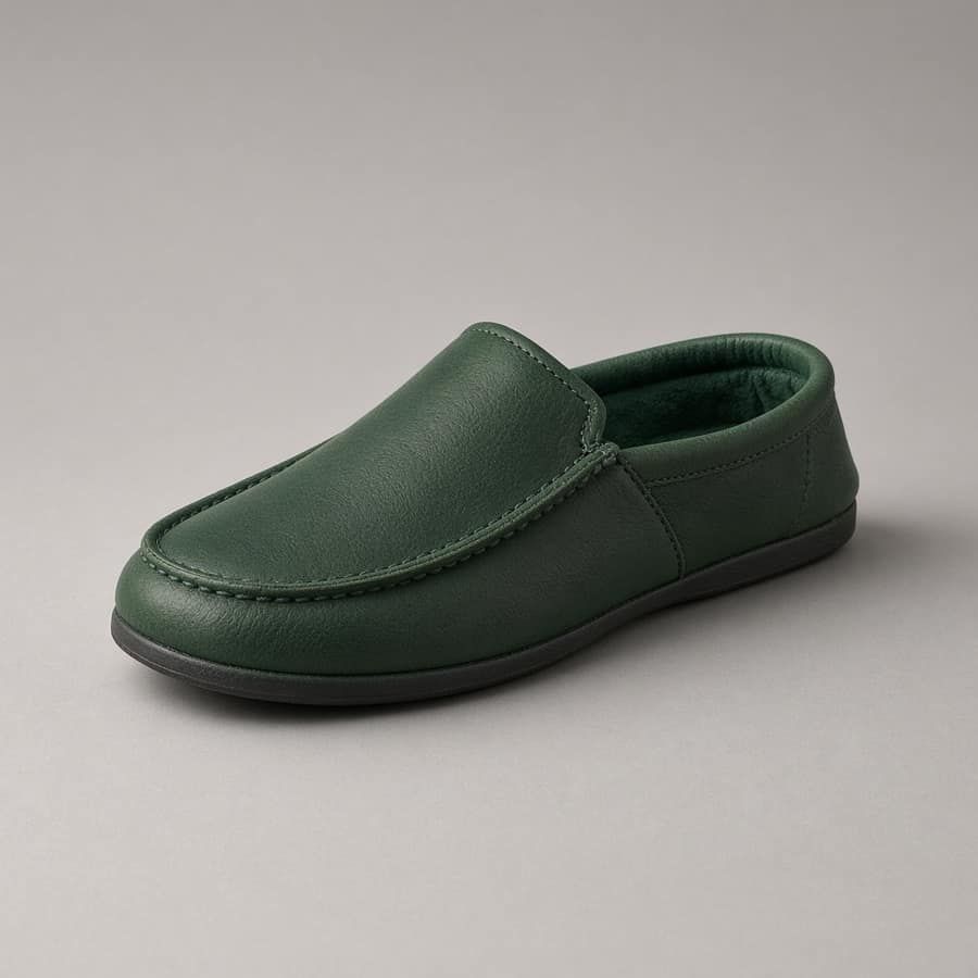 Hearth Leather Scuff