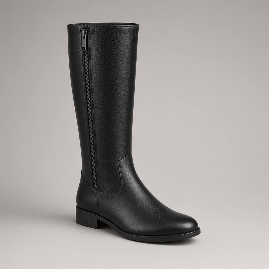 Zip Riding Boot